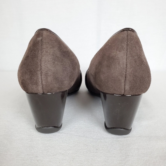 Softshoe by Medicus Pride leather heeled Mary jane pilgrim slip on shoes - Picture 7 of 10